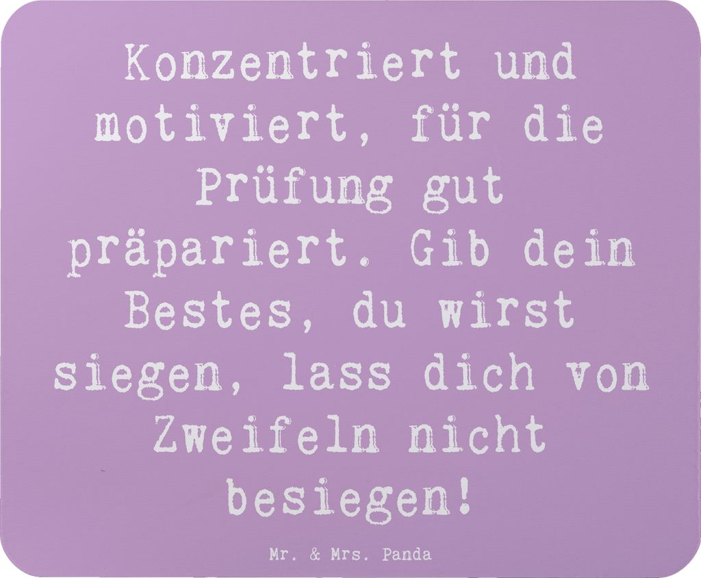 Mr. & Mrs. Panda Mousepad Spruch Prüfungen bestehen - Produktbild 