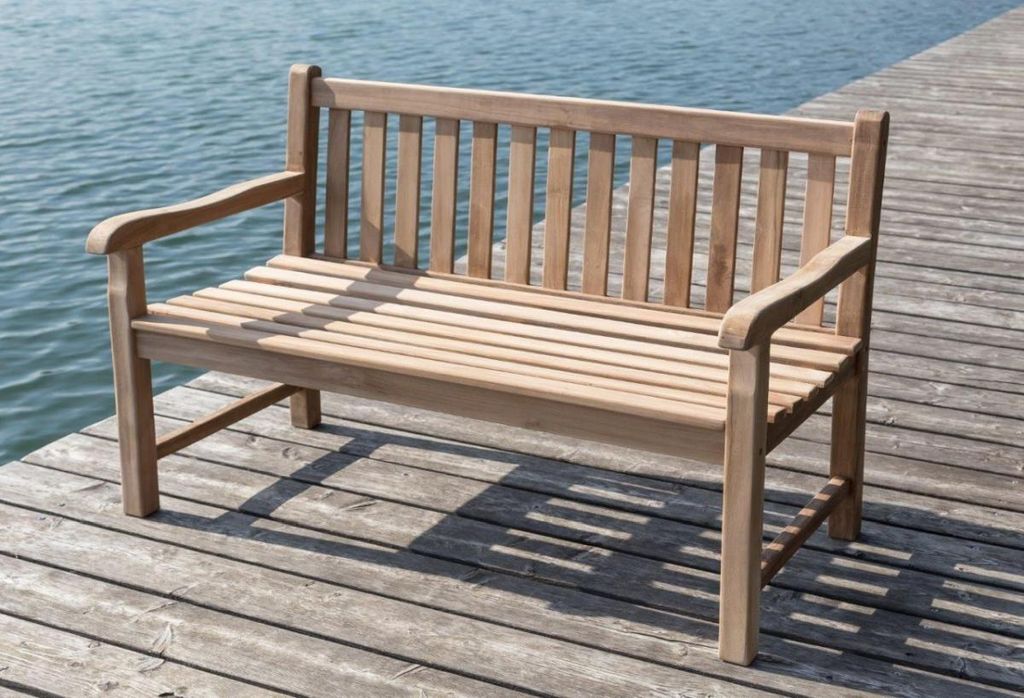 Garden Pleasure Gartenbank Solo 940140 natur Holz 150,0 cm Produktbild 5