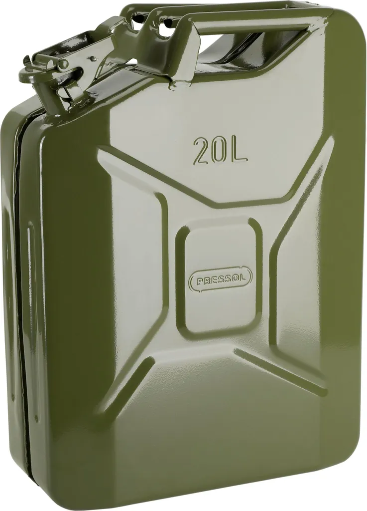Bidon d'essence métal 20L anti-fuite réservoir d'appoint avec poignée