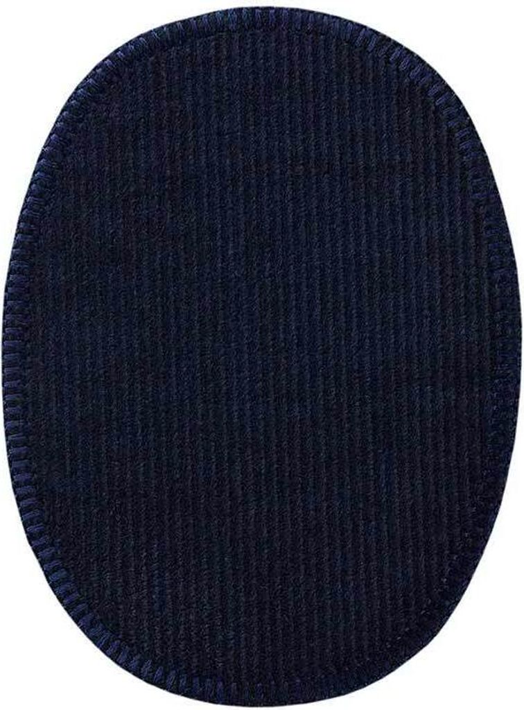 Kordflicken Marine 2 St. - Aufnäher, Bügelbild, Aufbügler, Applikationen, Patches, Flicken, Zum Aufbügeln, Größe: 9,5 x 12,0 cm