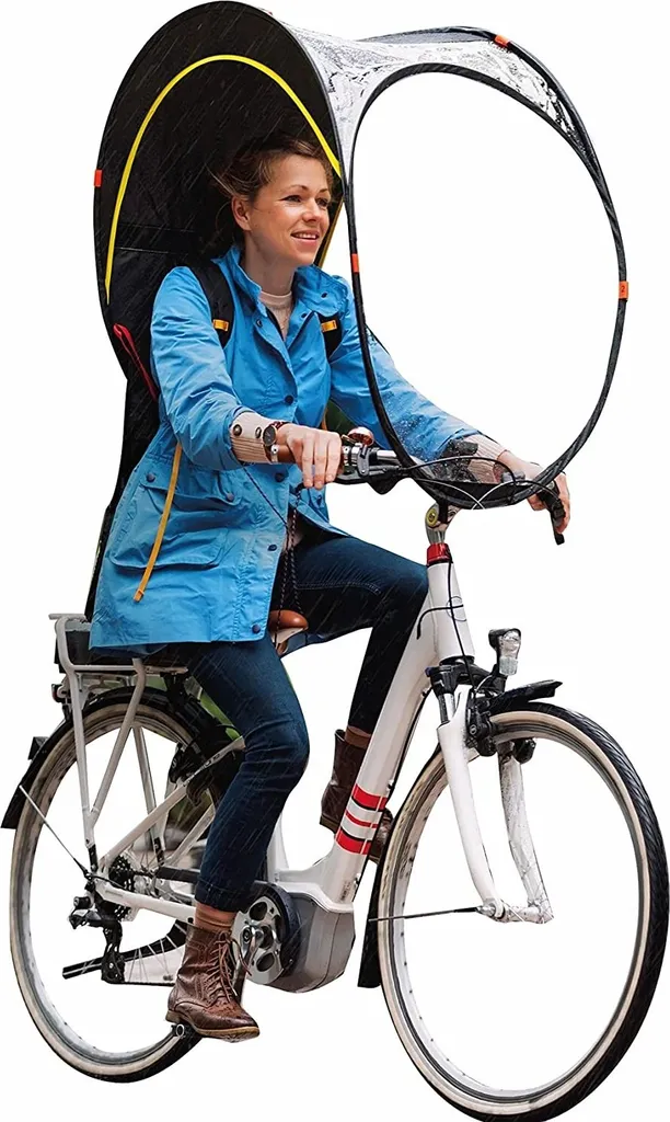 Protection pluie vélo Bub-up bleu pour enfant bulle de pluie universelle