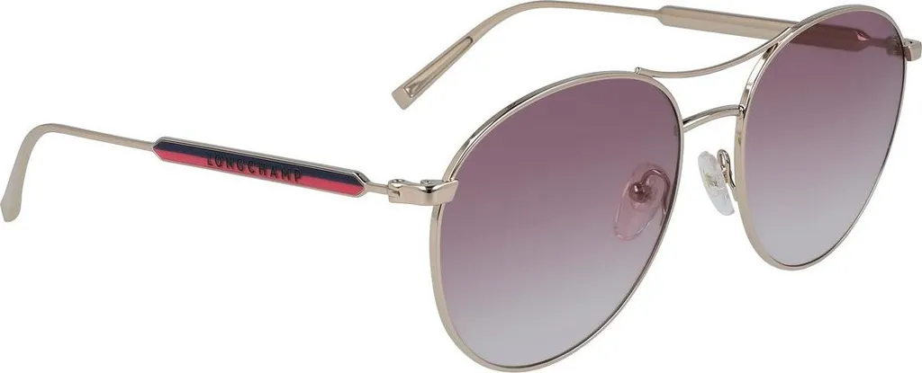 Solaire Longchamp LO133S Monture Écaille Fine et Verres Large Vision