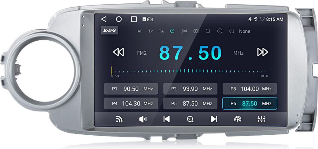 Nachrüst Radio kompatibel mit Toyota Yaris 2012-2017 Carplay Android Auto Navi Bluetooth DAB+ Rückfahrkamera 9 Zoll 64GB