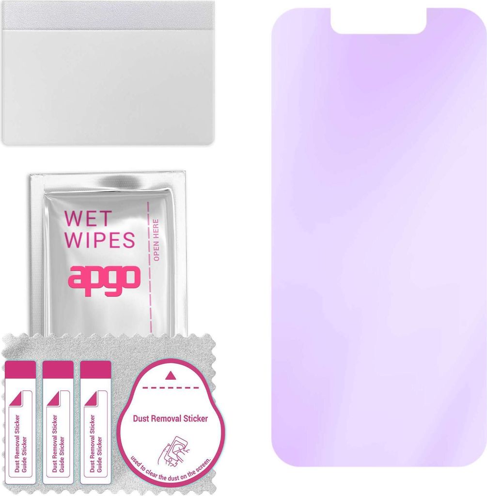 apgo Hybrid Schutzglas, kompatibel mit Sharp Aquos Zero, Anti-Blue, 9H Härte, toller Ersatz für Hartglas, kratzfester Displayschutzglas, Displays...