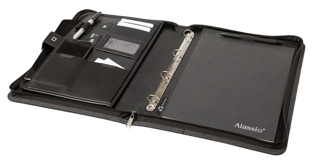 Porte-documents A4 pour réunions Alassio 46224 anthracite professionnel