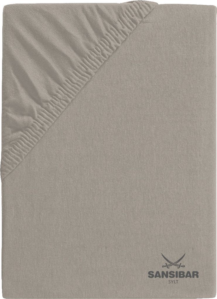 Boxspringbezug SANSIBAR Jersey BL 140x200 cm braun Produktbild 