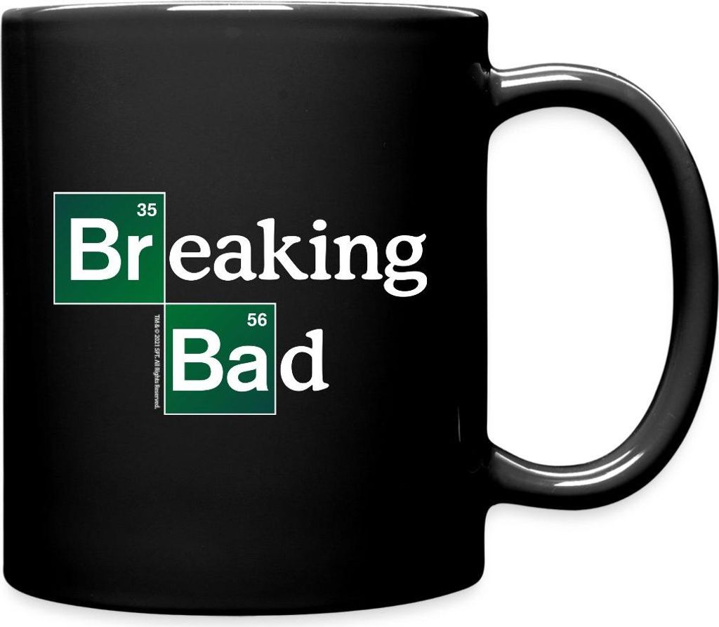 Spreadshirt Breaking Bad Logo Brom & Barium Tasse Einfarbig, One size, Schwarz