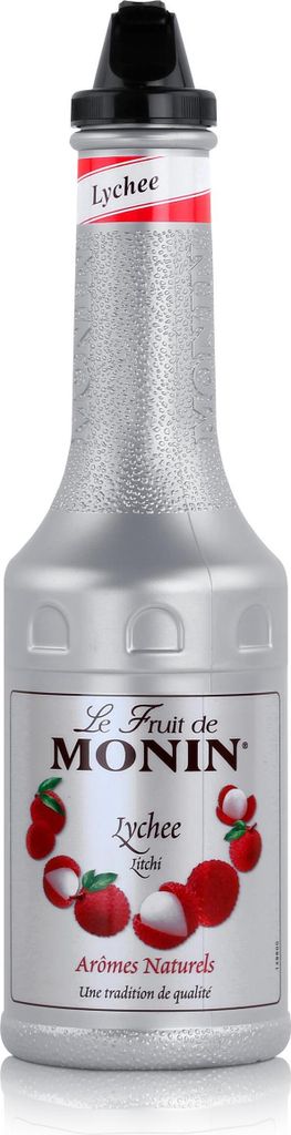 Monin Fruchtpüree Mix Litschi 1L - Cocktails Milchshakes (1er Pack)
