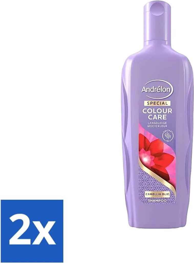 Confezione Risparmio 2 Pezzi Andrélon Color Care Shampoo 300ml