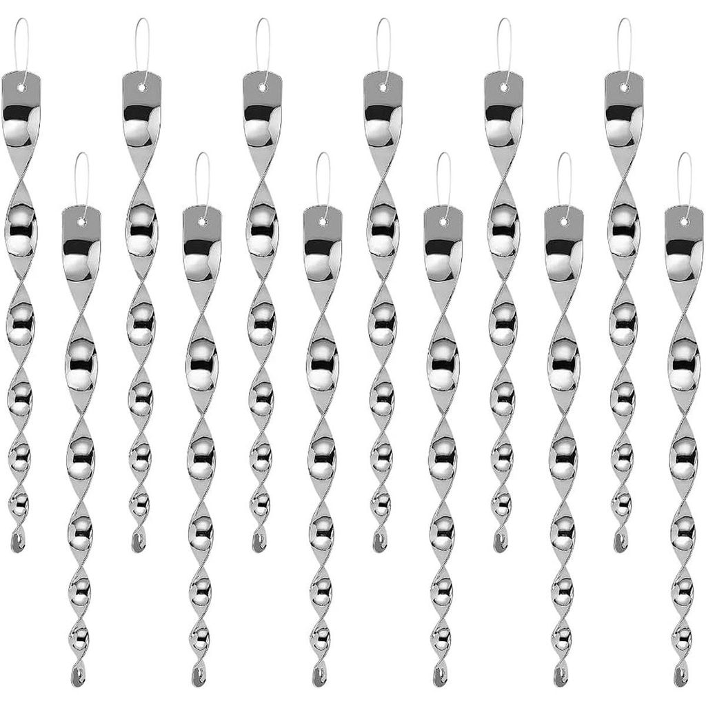 12 Stück Vogelvertreiber Windspirale, reflektierende Produktbild 