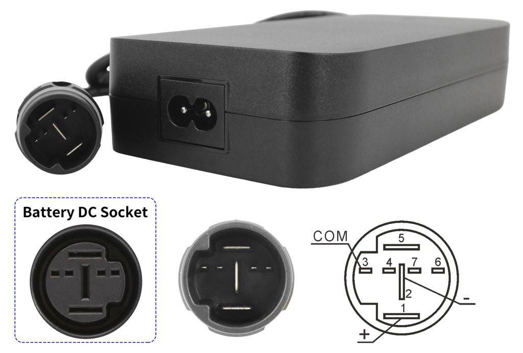 Caricabatterie PowerSmart da 42V 4A per e-bike, compatibile Immagine del prodotto 