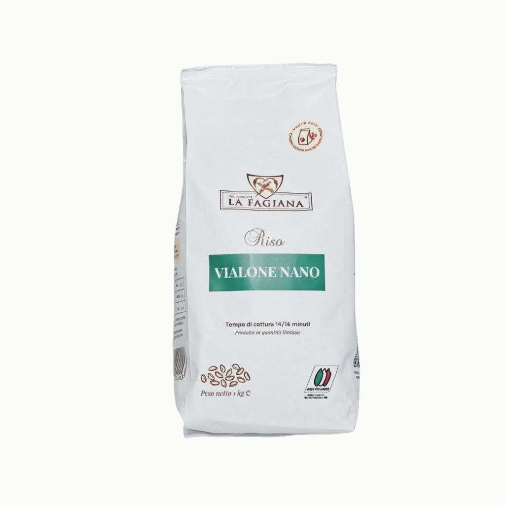 La Fagiana - Riso Vialone Nano 1 kg - Italienischer Reis aus Venetien für Risotto - Handwerkliche Verarbeitung