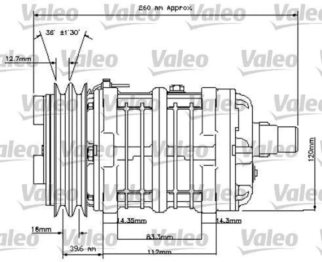 Compresseur de climatisation VALEO 815841 contre les pannes de froid AC