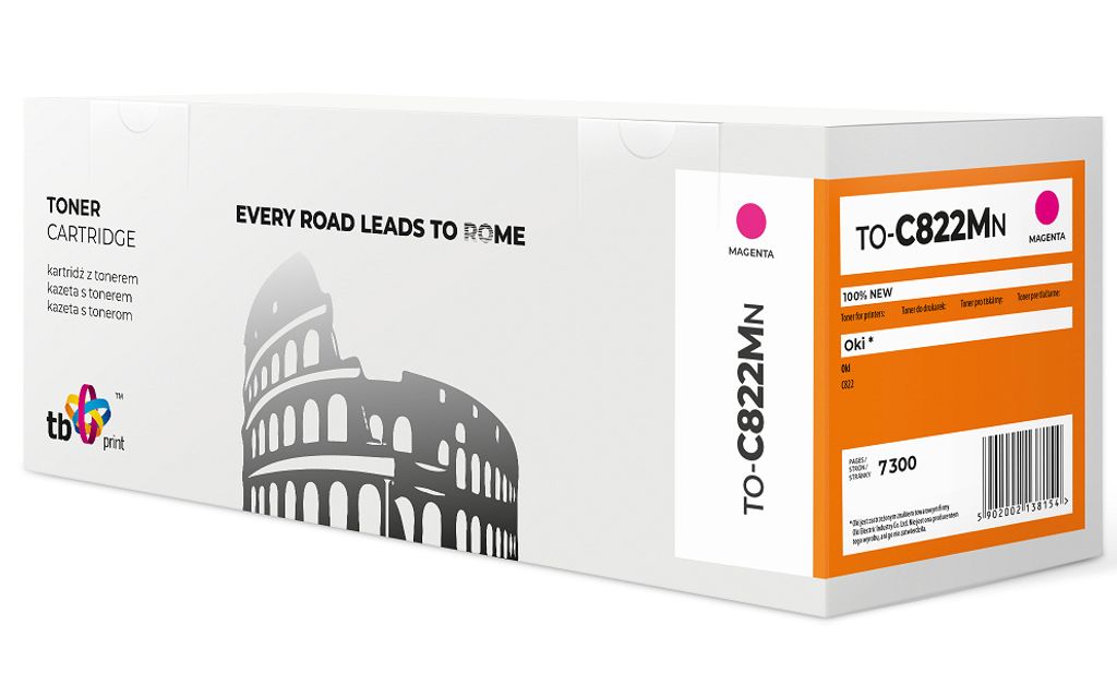 TB-Toner Kompatibel mit OKI C822 TO-C822MN MA