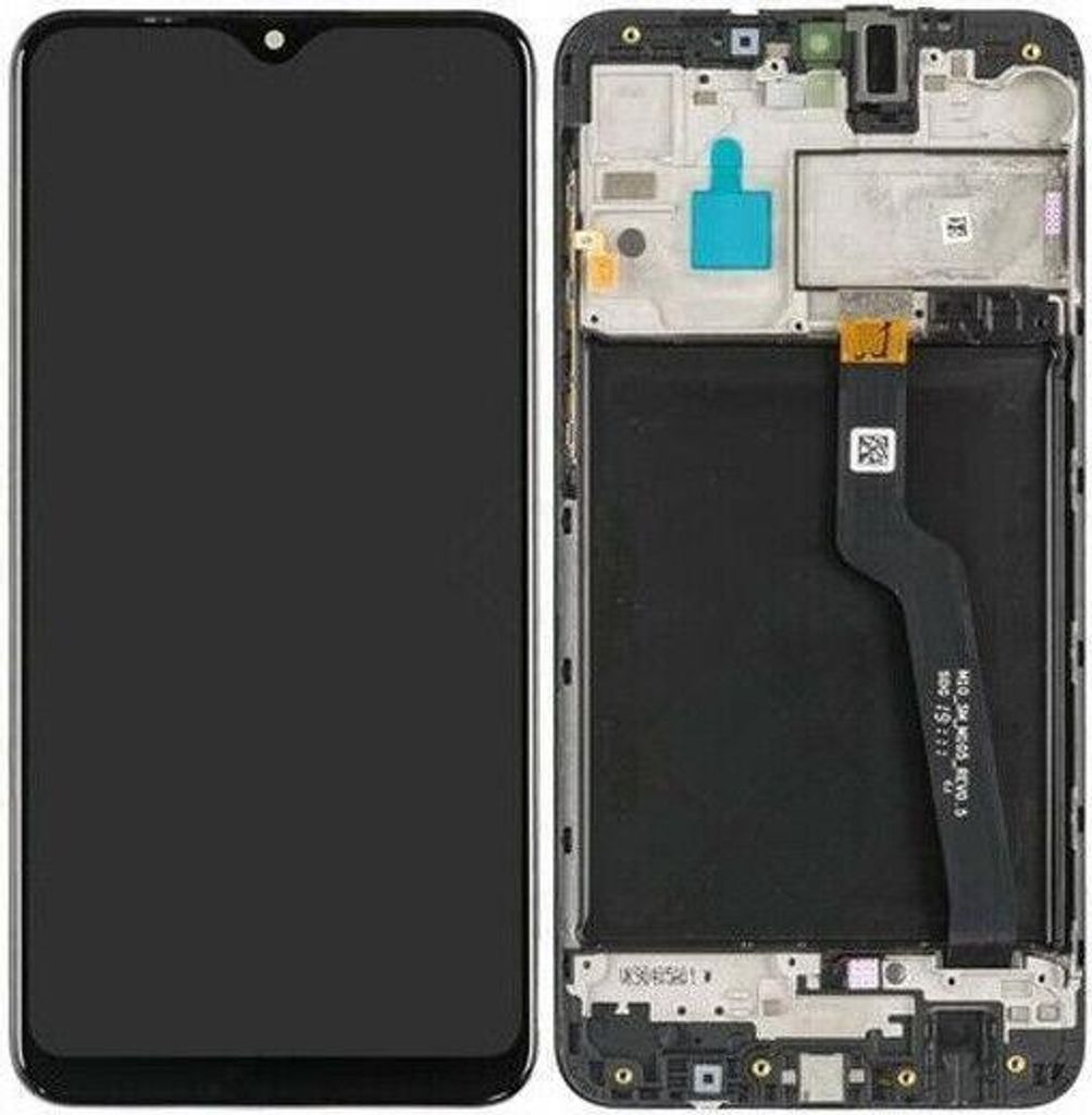 OEM Samsung Galaxy A10 A105F (EU) Display Touchscreen Bildschirm Rahmen Schwarz & Werkzeug
