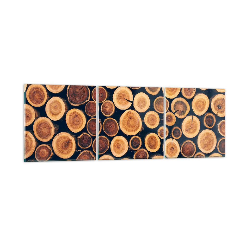 Bilder auf glas - Knoten Baum Stamm - 150x50cm - Glasbilder - Wandbilder - Kunstdruck - zum Aufhängen bereit - Wanddekoration aus Glas - Glas Bild...