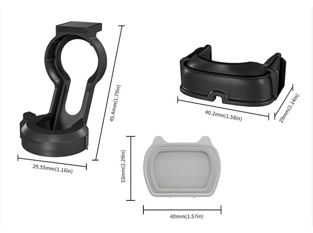 Éclairage Magnétique 360° pour Osmo Pocket 3 - LED Multi-Modes Compact