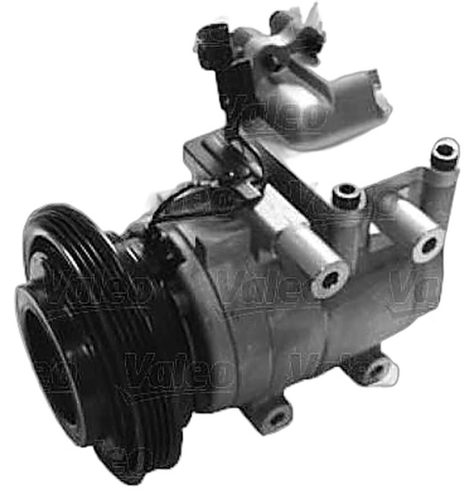 Klimakompressor 12 V R 134a Ø 135 mm VALEO passend für HYUNDAI GETZ