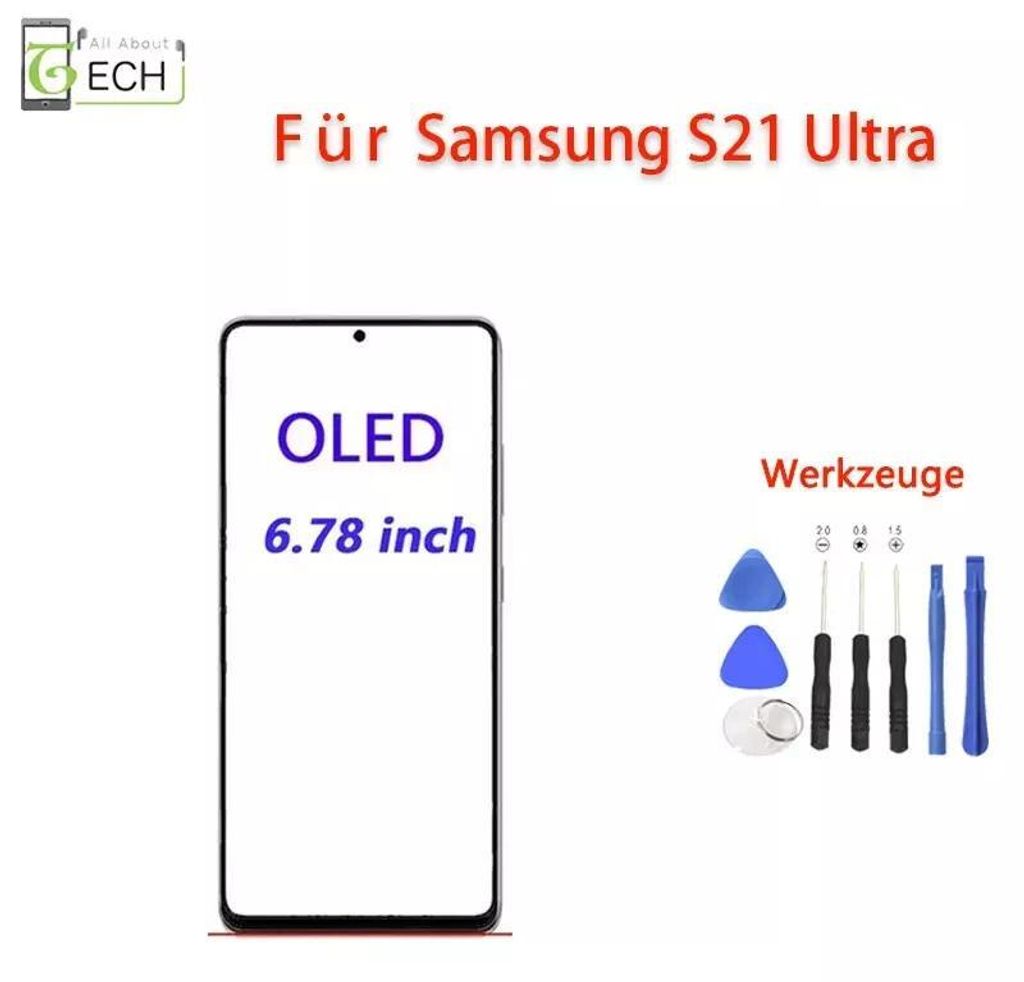 OLED Display für Samsung Galaxy S21 Ultra 5G G998B 6,78" Produktbild 