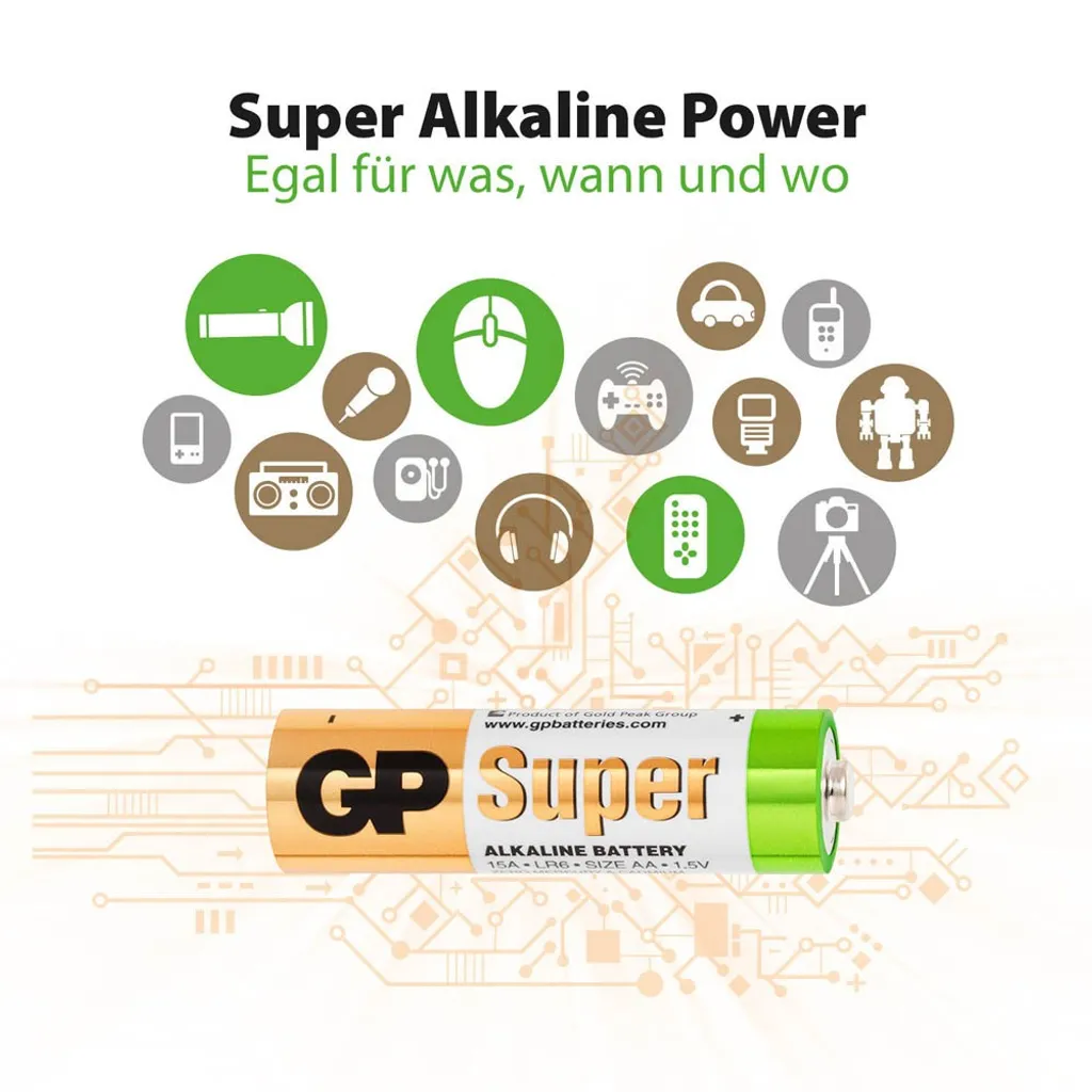 Piles AA et AAA GP Super Alcalines Haute Performance 030MEGAPACK x44 - 5