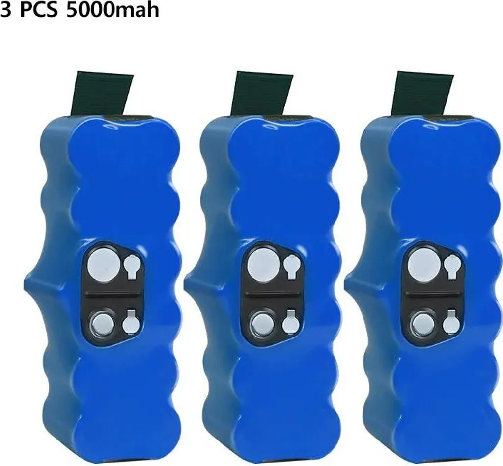 Offerta Kit 3 Batterie Robot 14.4V 5000mAh Li-Ion - Stock Limitato