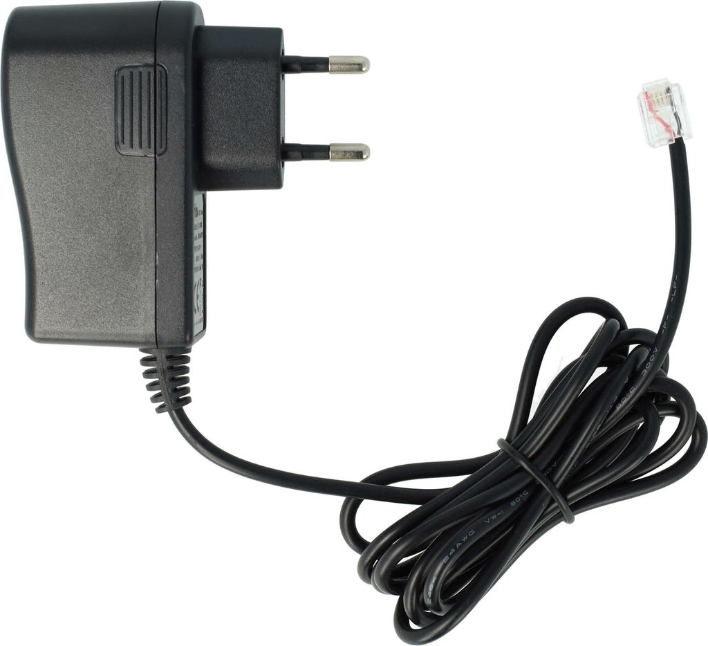 vhbw Netzteil kompatibel mit Auerswald COMfortel XT-PS, COMfortel 3600 IP Festnetz-Telefon, Haustelefon - 170 cm