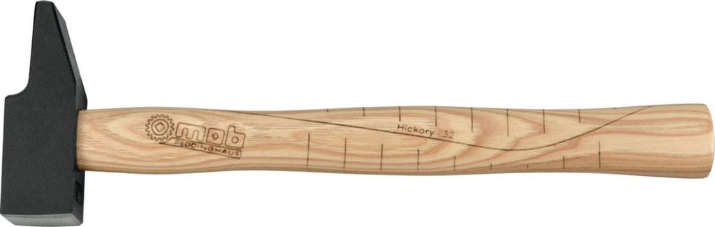 Peddinghaus Schlosserhammer, französisches Modell, mit Hickorystiel, 500 g