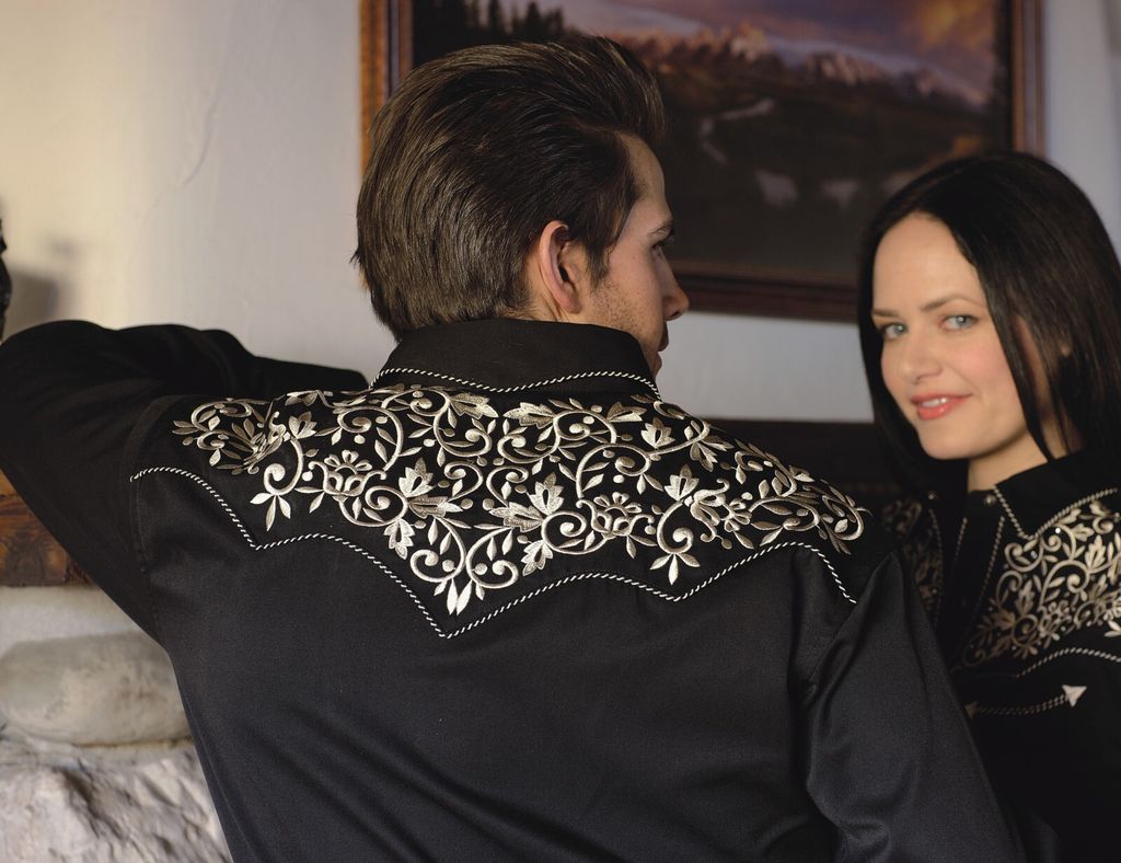 Western Hemd Herren - Besticktes Cowboy Shirt Mit Western-Flair