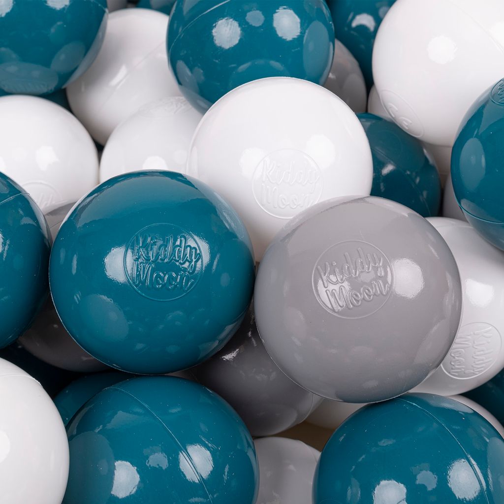 KiddyMoon 100 míčků/7cm-2,75in Měkké plastové míčky na Obrázek produktu 
