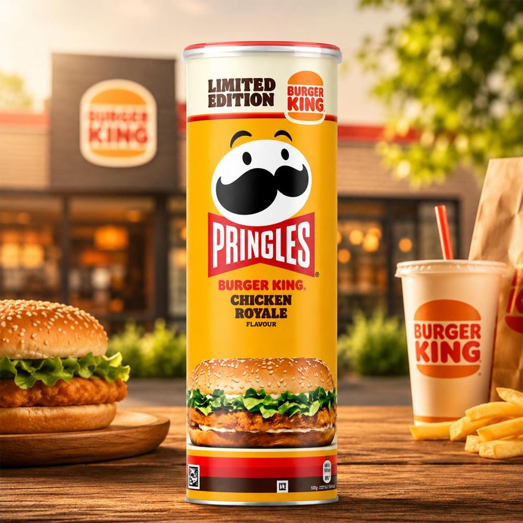 Pringles Burger King Chicken Royale, edizione limitata, Immagine del prodotto 