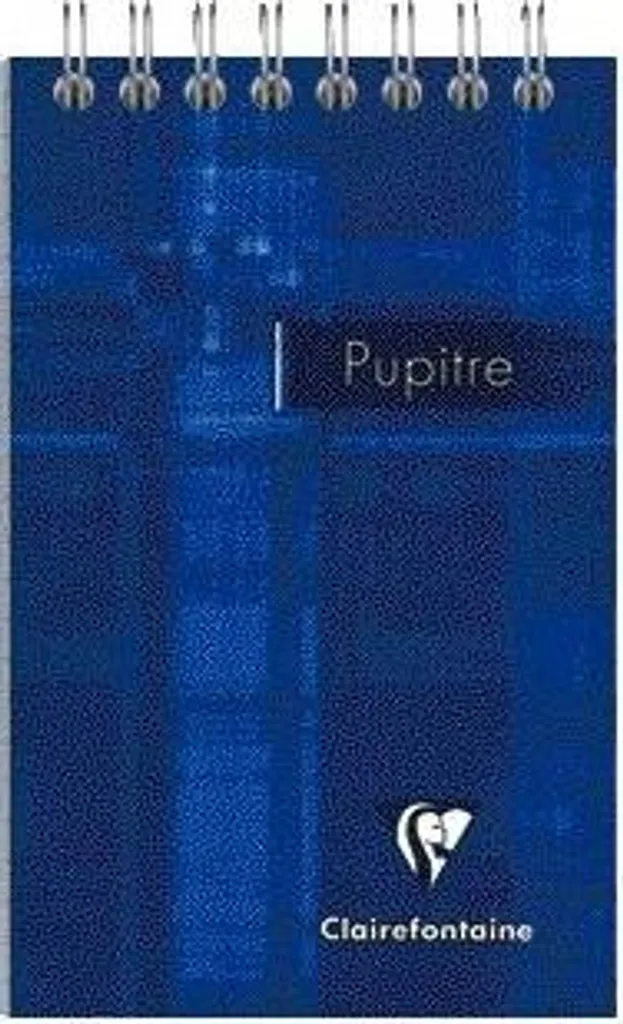 Clairefontaine Carnet Pupitre 75 x 120 mm à Spirale - Lot de 10 Blocs
