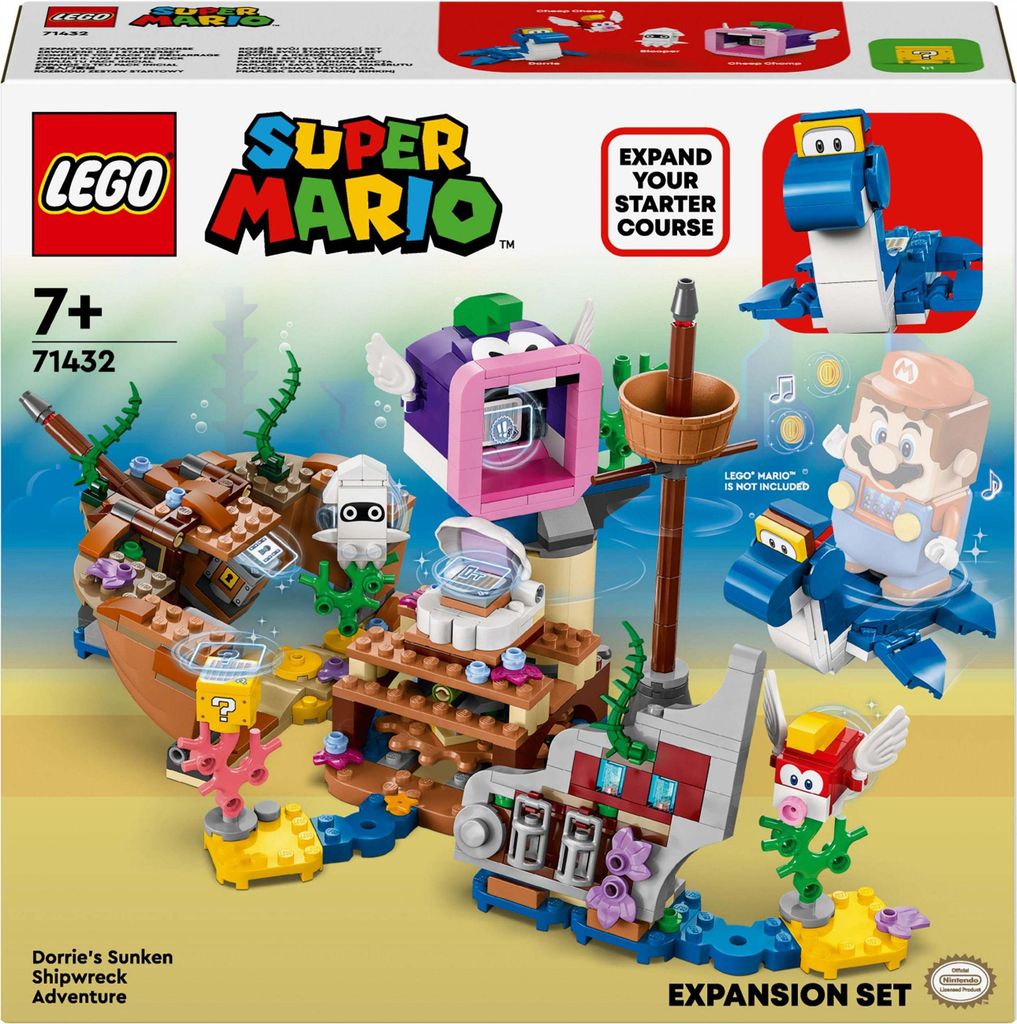 LEGO Super Mario Dorrie und das versunkene Schiff – Produktbild 