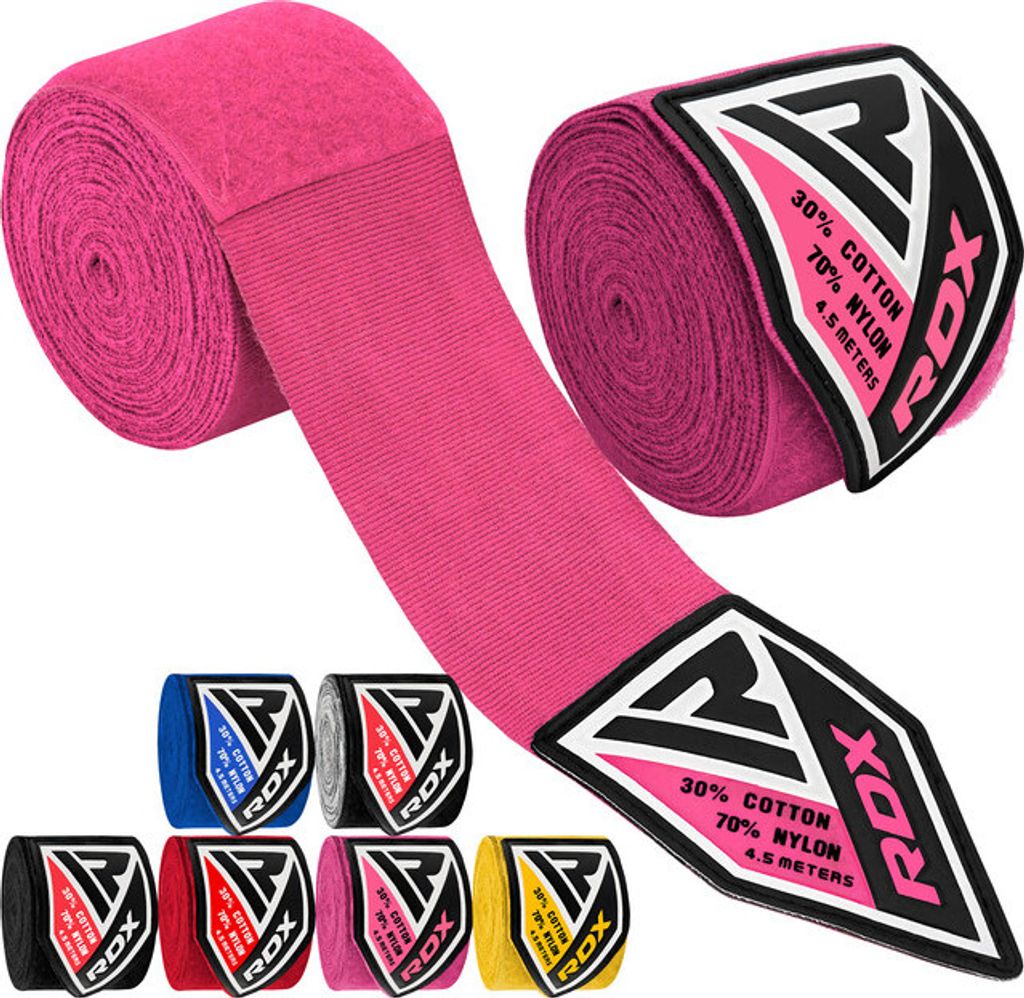 Boxing bandages RDX 4.5m professional boxing bandages boxing MMA Muay Thai, elastic hand bandages