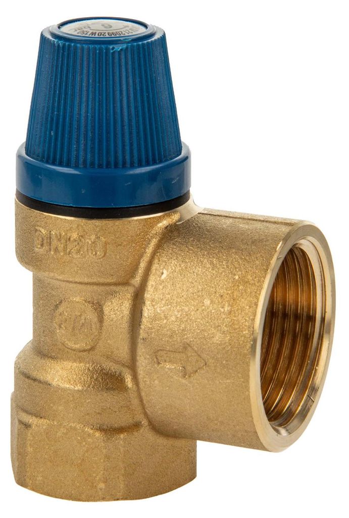 CALEFFI Membran-Sicherheitsventil 6 bar (Warmwasser) 3/4 Produktbild 