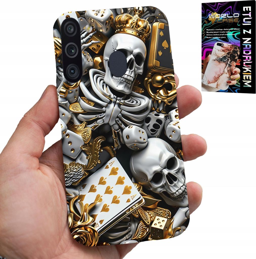 Fall Für Samsung Galaxy A21 - König Der Poker Würfel Ass Designs Für Männer