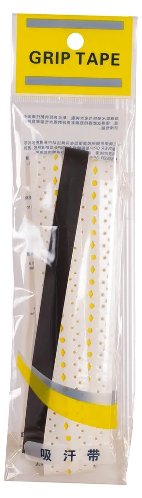 Surgrip double mousse blanc et jaune pour raquette de tennis x2