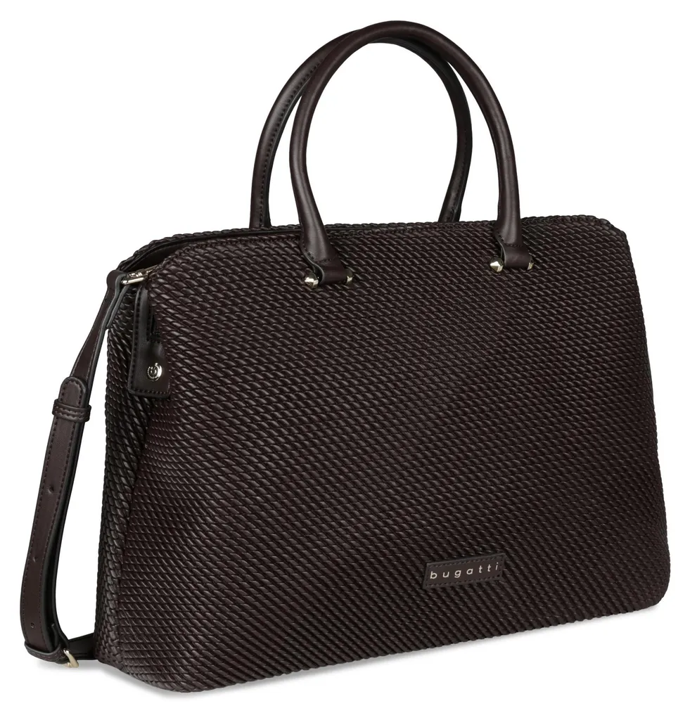 Grand Tote Bag Bugatti Julice Marron - Sac Cabas avec Bandoulière Femme