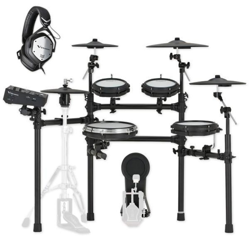 Roland E-Drum TD513 elektronisches Schlagzeug mit Kopfhörer Produktbild 