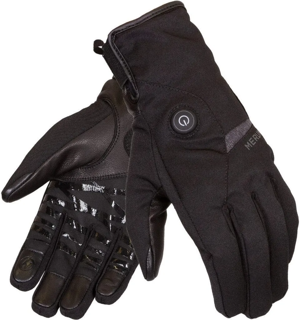 Gants chauffants Merlin Finchley D3O en cuir et textile, Etanche Femme L