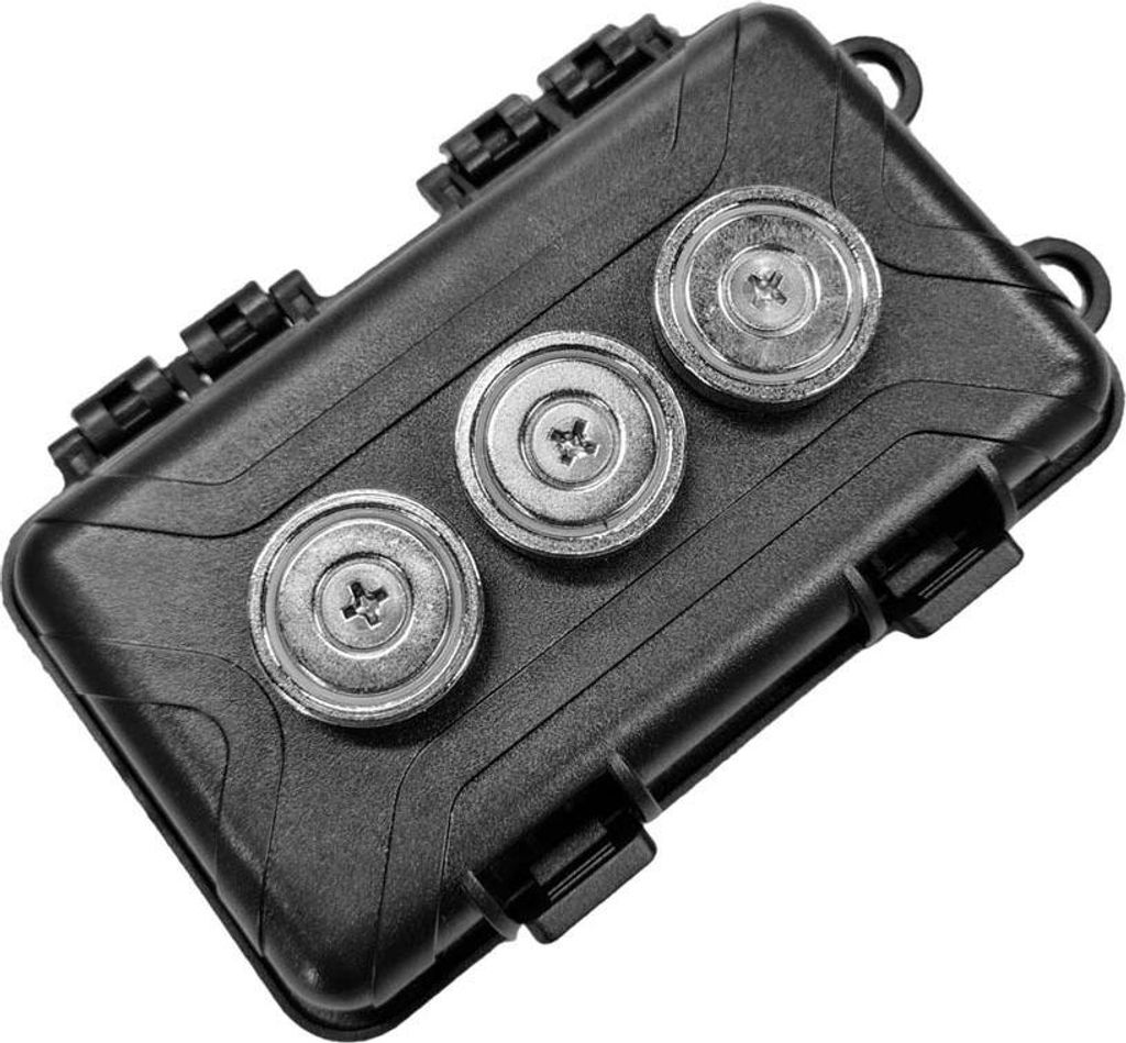 INF Magnetische Auto Schlüsselbox - Wetterfeste ABS Schlüsselsafe mit Magneten