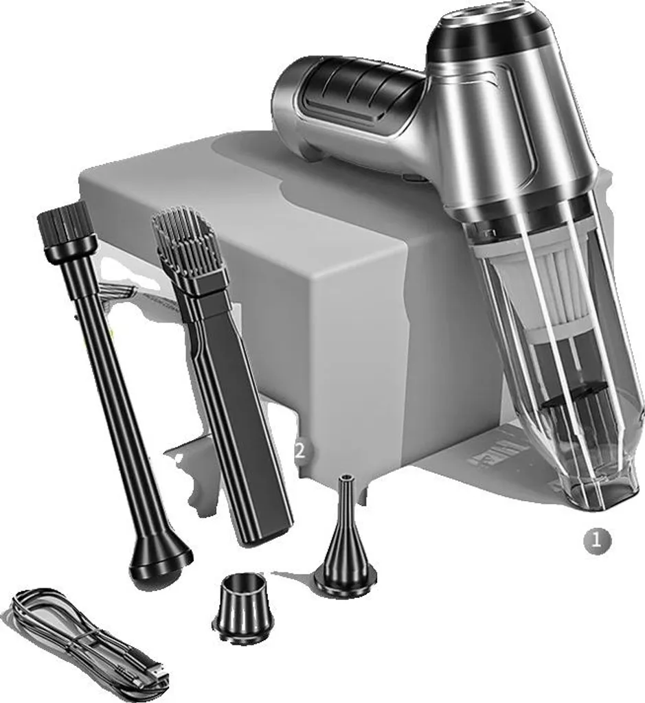 Aspirateur à main sans fil idéal pour poils d'animaux et voiture V12
