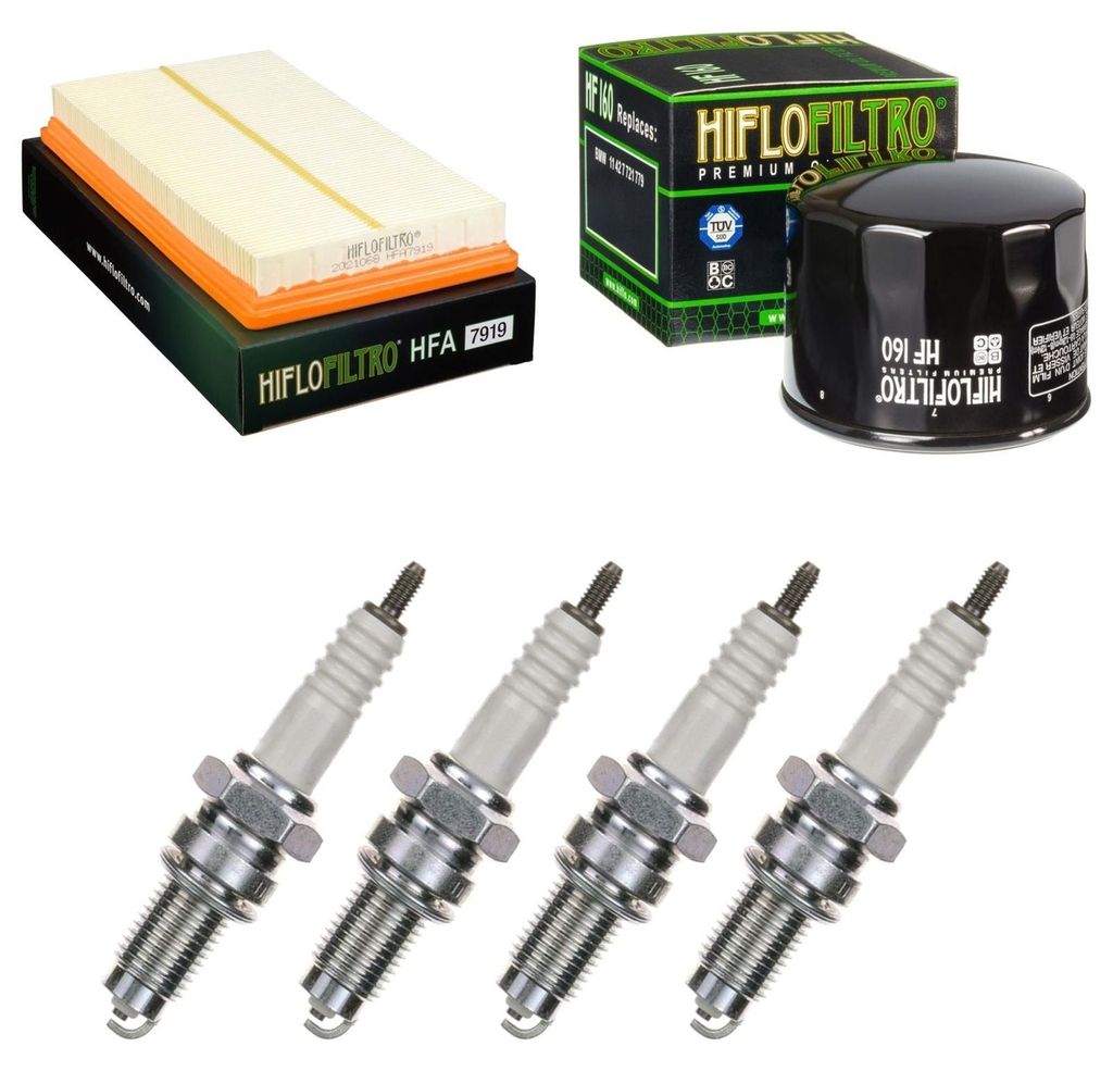 Service-Kit für BMW S 1000 XR TE ABS DTC ESA 2020 Luftfilter Ölfilter Zündkerzen von pamoto - Neu