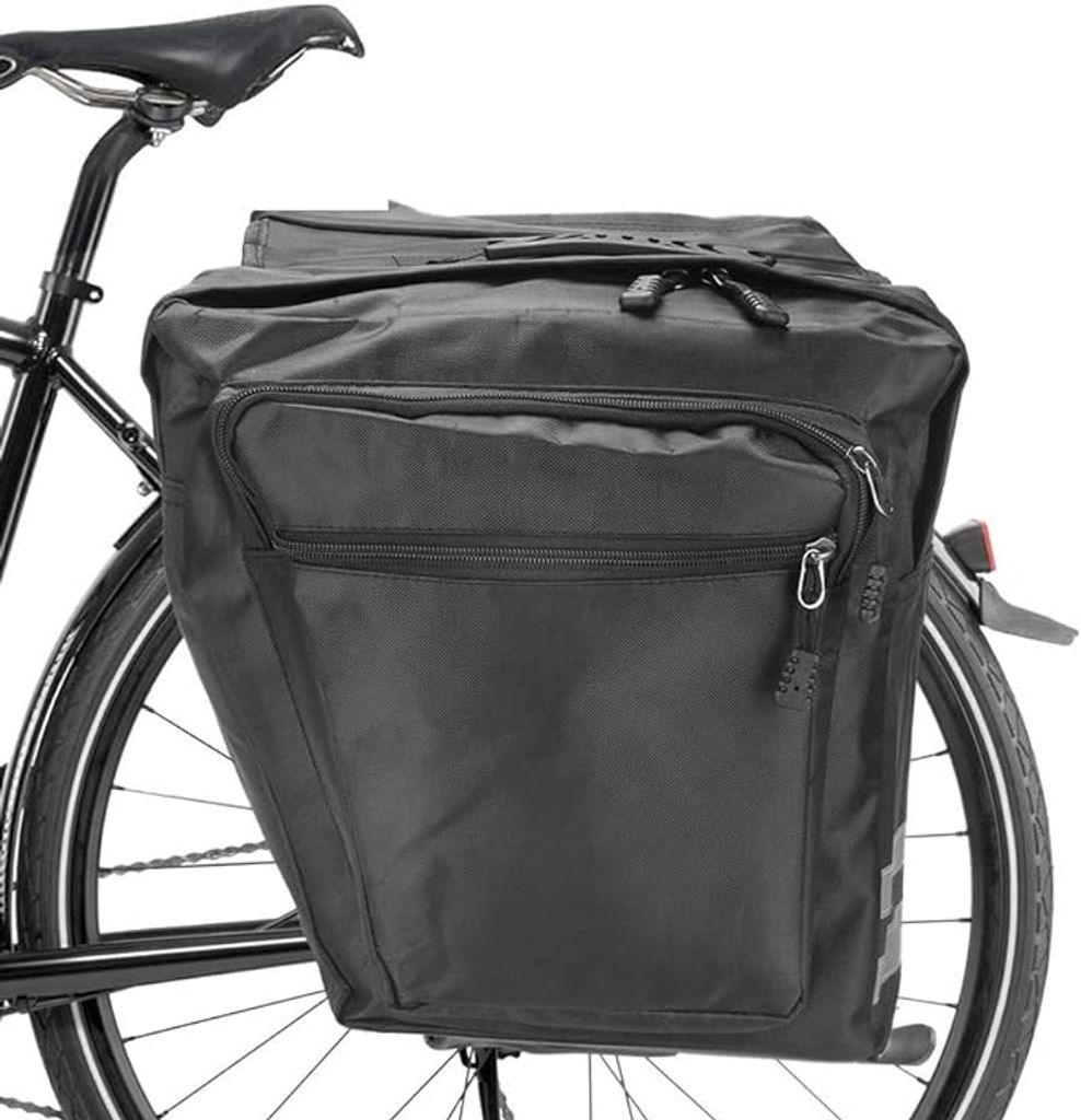 Sross Satteltasche Satteltasche Fahrrad Sattel Tasche mit Flaschenhalter  Reflektierend Fahrradtasche