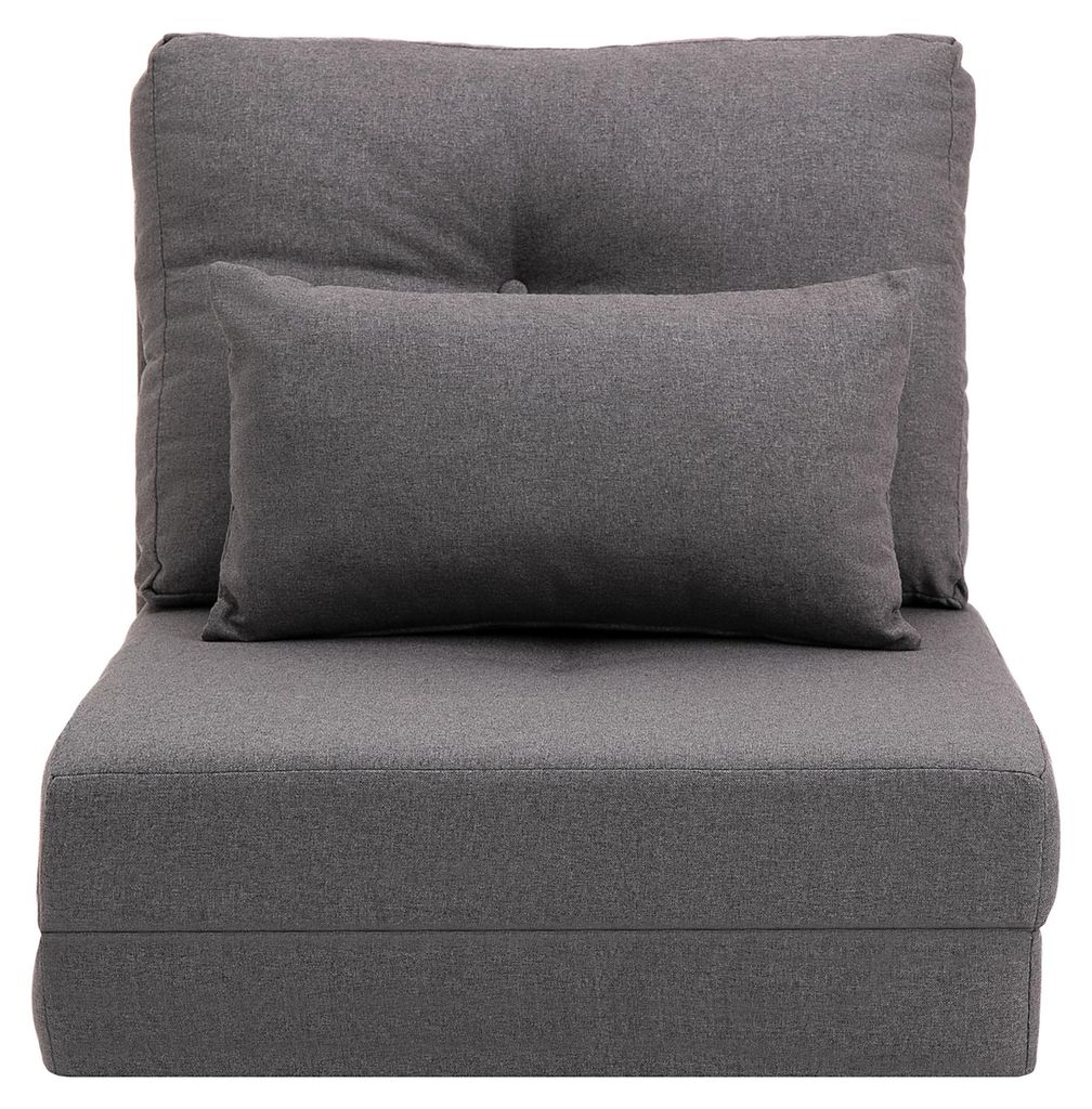 HOMCOM: Sillón reclinable para el suelo, 2 en 1, con Imagen del producto 