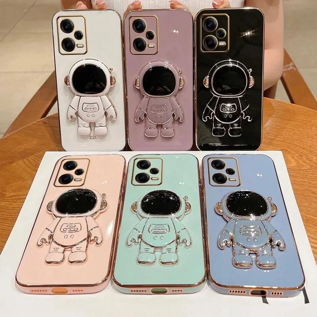 Cover Bambini e Adulti Astronauta 3D Verde Redmi Note 12 Pro+ 5G - 3