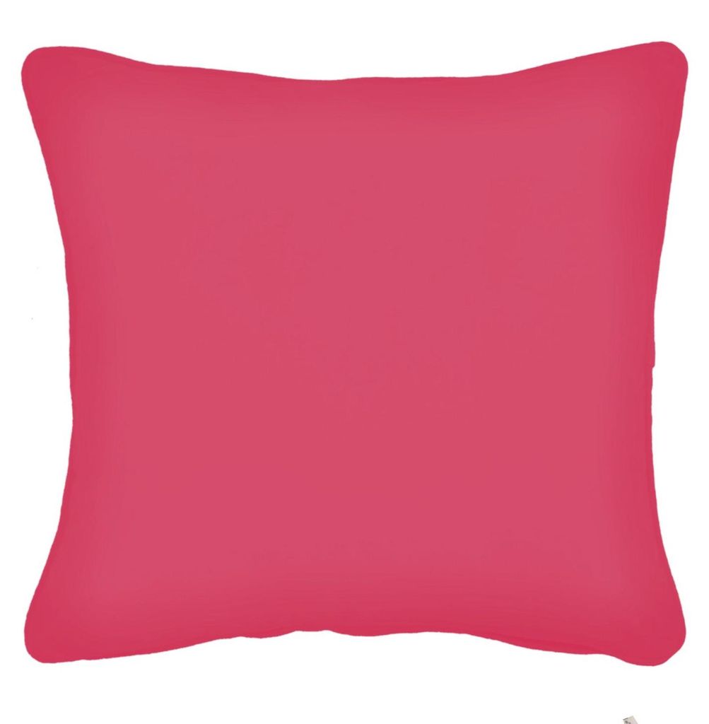 Albani Kissenhülle Malaga - Samtig weiche Dekokissen Bezüge 50x50 cm: 50x50cm / Rosa Größe: 50x50cm Farbe: Rosa