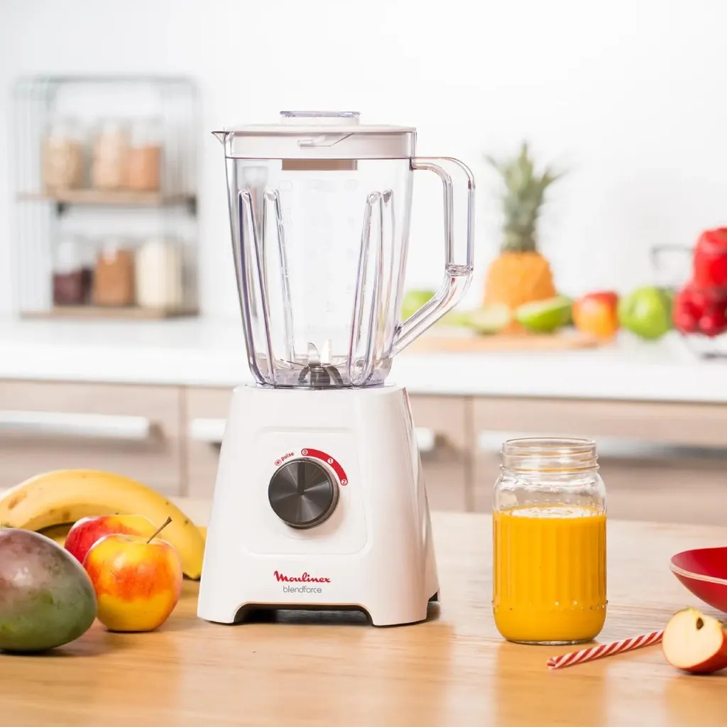 Moulinex Blendforce 2 LM420110 - Blender 2L 600W Blanc Haute Performance - 5