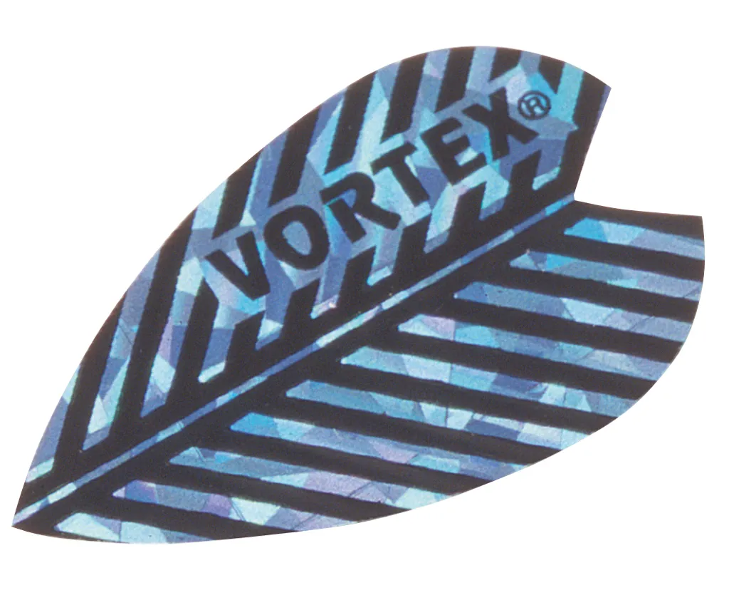 Dartfly Vortex Bleu Forme X - Grand Volant de Badminton Haute Précision