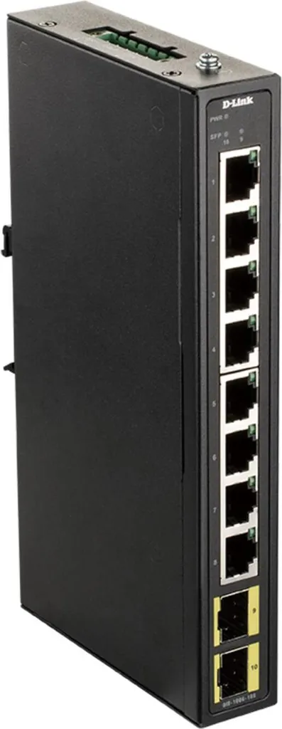 Switch pour Réseau de Vidéosurveillance Industriel D-Link DIS-100G-10S Giga