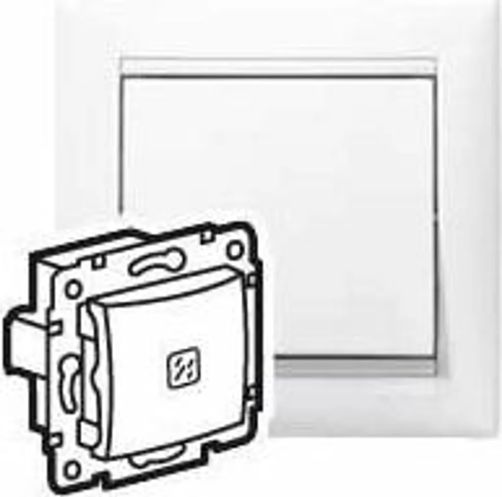 Prise RJ45 Cat6 UTP Legrand Keystone blanc pour Coffret de Communication